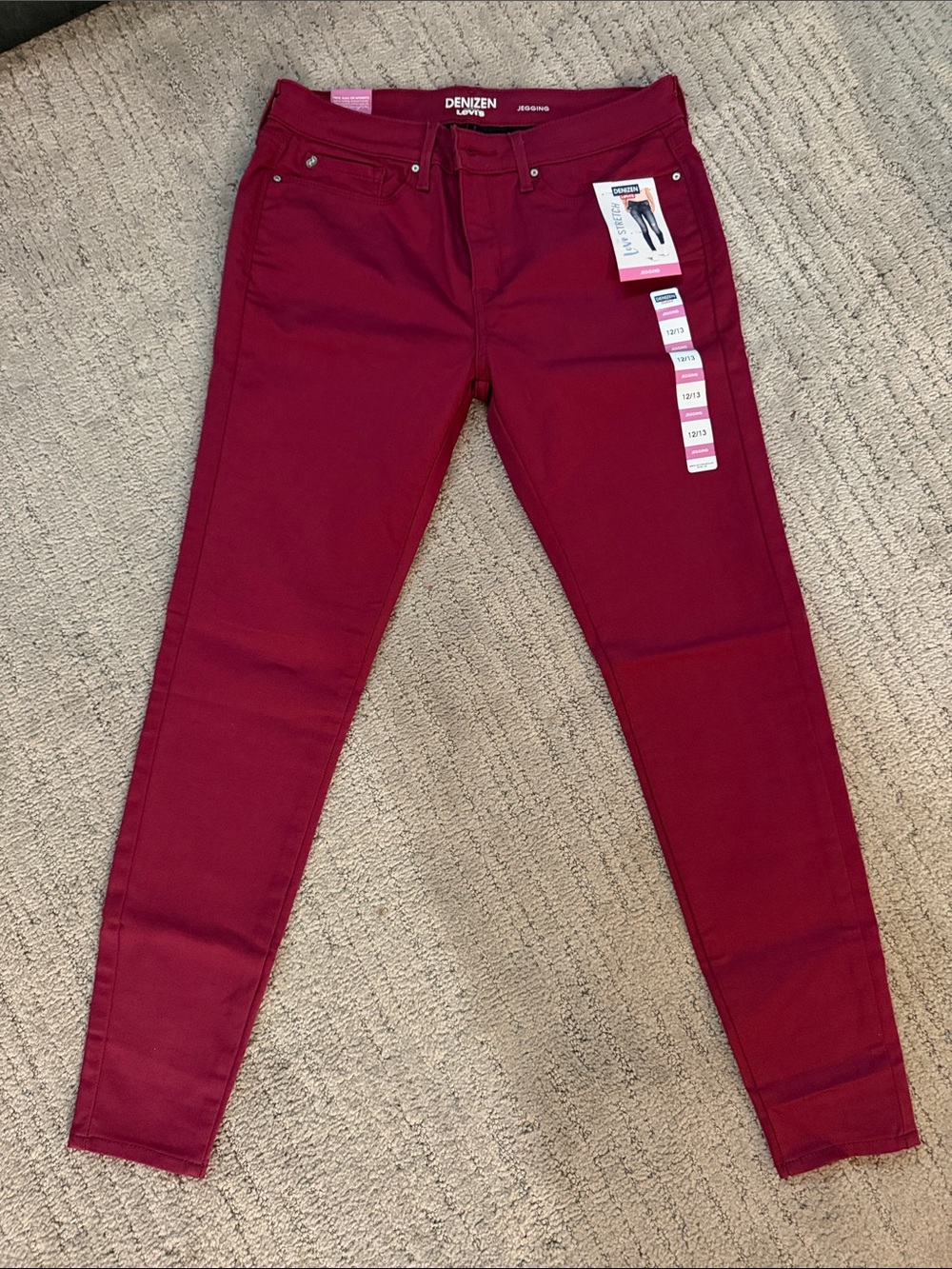 Levi's Red Skinny Pants